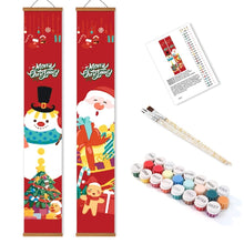 Laden Sie das Bild in den Galerie-Viewer, Malen nach Zahlen DIY Tür Banner - Weihnachtswünsche
