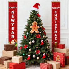 Laden Sie das Bild in den Galerie-Viewer, Malen nach Zahlen DIY Tür Banner - Weihnachtsmann &amp; Rentier