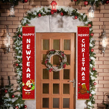 Laden Sie das Bild in den Galerie-Viewer, Malen nach Zahlen DIY Tür Banner - Weihnachtsmann &amp; Rentier