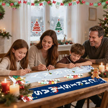 Laden Sie das Bild in den Galerie-Viewer, Malen nach Zahlen DIY Tür Banner - Grüße vom Weihnachtsmann