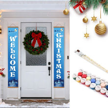 Laden Sie das Bild in den Galerie-Viewer, Malen nach Zahlen DIY Tür Banner - Frostiger Empfang Figured'Art