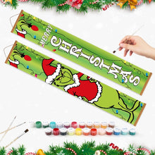 Laden Sie das Bild in den Galerie-Viewer, Malen nach Zahlen DIY Tür Banner - Feiertagsdieb