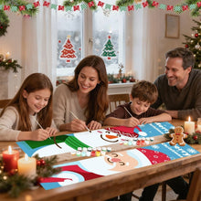 Laden Sie das Bild in den Galerie-Viewer, Malen nach Zahlen DIY Tür Banner - Glücklicher Schneemann