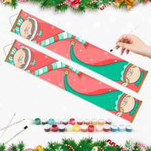 Laden Sie das Bild in den Galerie-Viewer, Malen nach Zahlen DIY Tür Banner - Kleine Weihnachtsgnome