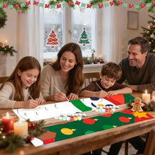 Laden Sie das Bild in den Galerie-Viewer, Malen nach Zahlen DIY Tür Banner - Lächelnder Schneemann