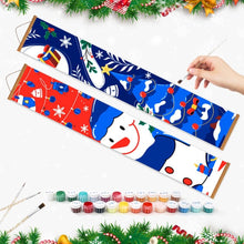 Laden Sie das Bild in den Galerie-Viewer, Malen nach Zahlen DIY Tür Banner - Fröhlicher Frosty