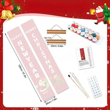 Laden Sie das Bild in den Galerie-Viewer, Malen nach Zahlen DIY Tür Banner - Süßes Weihnachten