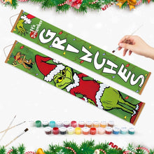 Laden Sie das Bild in den Galerie-Viewer, Malen nach Zahlen DIY Tür Banner - Weihnachtsstimmung