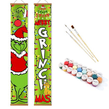 Laden Sie das Bild in den Galerie-Viewer, Malen nach Zahlen DIY Tür Banner - Fröhlich &amp; Launisch
