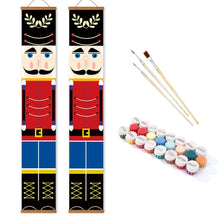 Laden Sie das Bild in den Galerie-Viewer, Malen nach Zahlen DIY Tür Banner - Klassischer Nussknacker