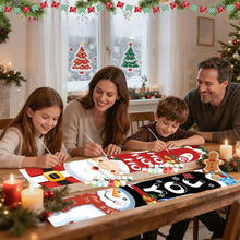 Laden Sie das Bild in den Galerie-Viewer, Malen nach Zahlen DIY Tür Banner - HO HO HO