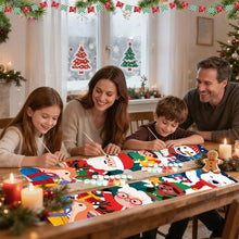 Laden Sie das Bild in den Galerie-Viewer, Malen nach Zahlen DIY Tür Banner - Frostiges Lächeln