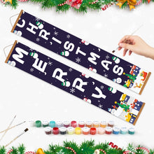 Laden Sie das Bild in den Galerie-Viewer, Malen nach Zahlen DIY Tür Banner - Winterwunderland