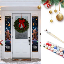 Laden Sie das Bild in den Galerie-Viewer, Malen nach Zahlen DIY Tür Banner - Lebkuchen Spaß Figured'Art