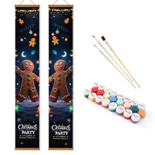 Laden Sie das Bild in den Galerie-Viewer, Malen nach Zahlen DIY Tür Banner - Lebkuchen Spaß