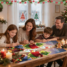 Laden Sie das Bild in den Galerie-Viewer, Malen nach Zahlen DIY Tür Banner - Magische Nacht