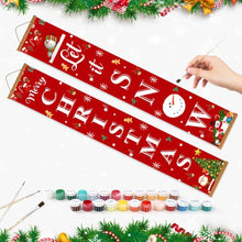 Laden Sie das Bild in den Galerie-Viewer, Malen nach Zahlen DIY Tür Banner - Lass es schneien