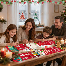 Laden Sie das Bild in den Galerie-Viewer, Malen nach Zahlen DIY Tür Banner - Gnome und Zuckerstangen