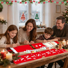 Laden Sie das Bild in den Galerie-Viewer, Malen nach Zahlen DIY Tür Banner - Klassischer Weihnachtsmann