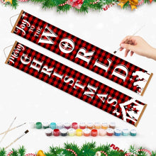 Laden Sie das Bild in den Galerie-Viewer, Malen nach Zahlen DIY Tür Banner - Weihnachtswelt