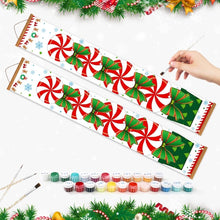 Laden Sie das Bild in den Galerie-Viewer, Malen nach Zahlen DIY Tür Banner - Weihnachtskranz