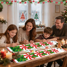 Laden Sie das Bild in den Galerie-Viewer, Malen nach Zahlen DIY Tür Banner - Weihnachtskranz