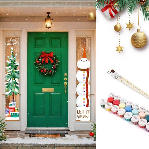 Malen nach Zahlen DIY Tür Banner - Weihnachtsklassiker Figured'Art