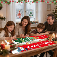 Laden Sie das Bild in den Galerie-Viewer, Malen nach Zahlen DIY Tür Banner - Heiligabend