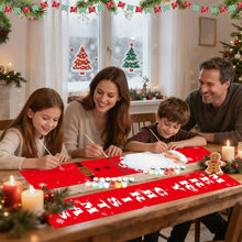 Laden Sie das Bild in den Galerie-Viewer, Malen nach Zahlen DIY Tür Banner - Glücklicher Weihnachtsmann