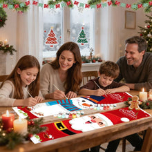 Laden Sie das Bild in den Galerie-Viewer, Malen nach Zahlen DIY Tür Banner - Gemütlicher Schneemann