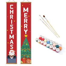 Laden Sie das Bild in den Galerie-Viewer, Malen nach Zahlen DIY Tür Banner - Weihnachtsbaum
