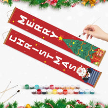 Laden Sie das Bild in den Galerie-Viewer, Malen nach Zahlen DIY Tür Banner - Weihnachtsbaum