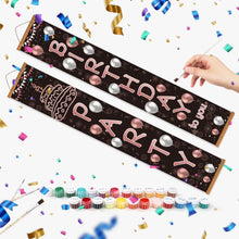 Laden Sie das Bild in den Galerie-Viewer, Malen nach Zahlen DIY Tür Banner - Party-Girlande