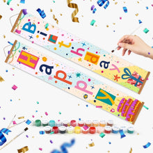 Laden Sie das Bild in den Galerie-Viewer, Malen nach Zahlen DIY Tür Banner - Festliche Fähnchen