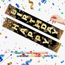 Laden Sie das Bild in den Galerie-Viewer, Malen nach Zahlen DIY Tür Banner - Bunte Girlande