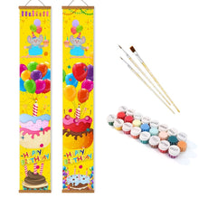 Laden Sie das Bild in den Galerie-Viewer, Malen nach Zahlen DIY Tür Banner - Ballon-Girlande