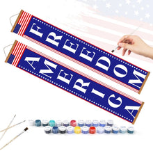 Laden Sie das Bild in den Galerie-Viewer, Malen nach Zahlen DIY Tür Banner - Yankee-Wimpel