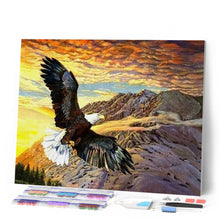 Laden Sie das Bild in den Galerie-Viewer, Diamond Painting | Diamond Painting - Flight of the Eagle | animals Diamond Painting Animals eagles | FiguredArt