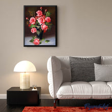 Laden Sie das Bild in den Galerie-Viewer, Diamond Painting | Diamond Painting - Rose Vase | Diamond Painting Flowers flowers | FiguredArt