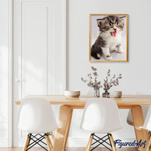 Laden Sie das Bild in den Galerie-Viewer, Diamond Painting | Diamond Painting - Cute Kitten | animals cats Diamond Painting Animals | FiguredArt