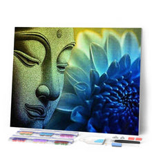 Laden Sie das Bild in den Galerie-Viewer, Diamond Painting | Diamond Painting - Buddha and Lotus | Diamond Painting Religion religion | FiguredArt