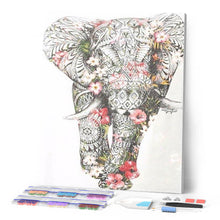 Laden Sie das Bild in den Galerie-Viewer, Diamond Painting | Diamond Painting - Elephant Design | animals Diamond Painting Animals elephants | FiguredArt