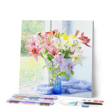 Laden Sie das Bild in den Galerie-Viewer, Diamond Painting | Diamond Painting - Vase of Fresh Flowers | Diamond Painting Flowers flowers | FiguredArt