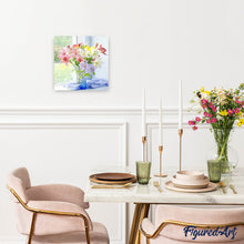 Laden Sie das Bild in den Galerie-Viewer, Diamond Painting | Diamond Painting - Vase of Fresh Flowers | Diamond Painting Flowers flowers | FiguredArt