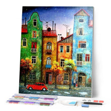 Laden Sie das Bild in den Galerie-Viewer, Diamond Painting | Diamond Painting - Neighborhood | cities Diamond Painting Cities | FiguredArt