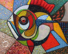 Laden Sie das Bild in den Galerie-Viewer, Diamond Painting, Fisch abstrakt
