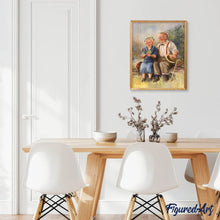 Laden Sie das Bild in den Galerie-Viewer, Diamond Painting | Diamond Painting - Couple on a Bench | Diamond Painting Romance romance | FiguredArt