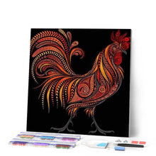 Laden Sie das Bild in den Galerie-Viewer, Diamond Painting | Diamond Painting - Fashion Rooster | animals Diamond Painting Animals roosters | FiguredArt