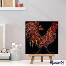 Laden Sie das Bild in den Galerie-Viewer, Diamond Painting | Diamond Painting - Fashion Rooster | animals Diamond Painting Animals roosters | FiguredArt