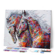 Laden Sie das Bild in den Galerie-Viewer, Diamond Painting | Diamond Painting - Horses Couple | Diamond Painting Landscapes horses landscapes | FiguredArt